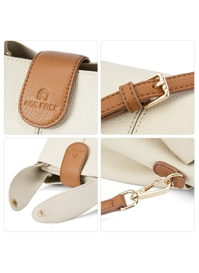 AGE-FREE DUMPLING STYLE HANDBAG – BROWN | UNIQUE, SIMPLE & CUTE CASUAL BAG FOR GIRLS AND WOMEN