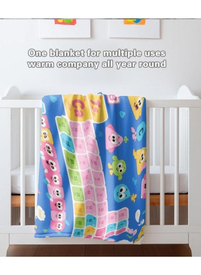 Children's or student cartoon flannel thin blanket (warm and comfortable, suitable for sleep, games) 100cm*150cm - 822
