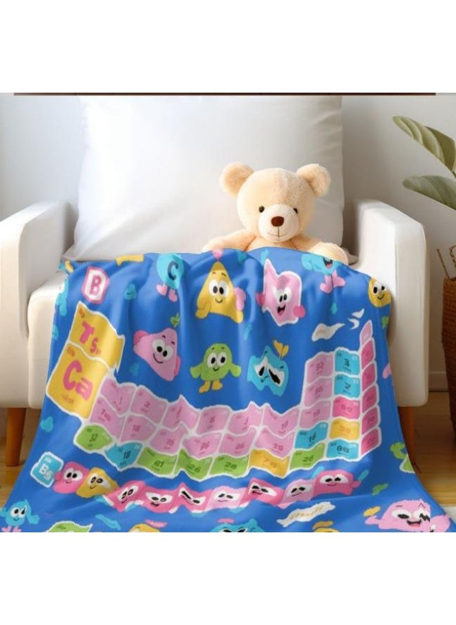 Children's or student cartoon flannel thin blanket (warm and comfortable, suitable for sleep, games) 100cm*150cm - 822