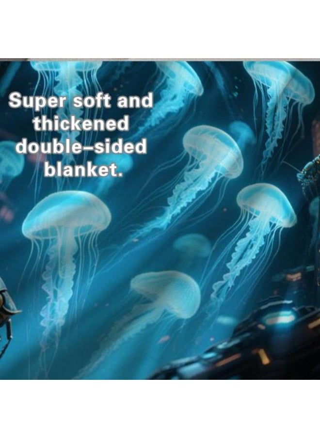 Children's or student cartoon flannel thin blanket (warm and comfortable, suitable for sleep, games) 100cm*150cm - 769