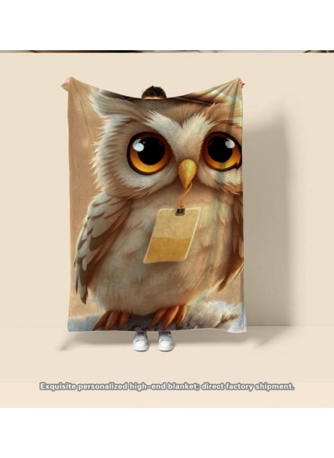 Children's or student cartoon flannel thin blanket (warm and comfortable, suitable for sleep, games) 100cm*150cm - 37