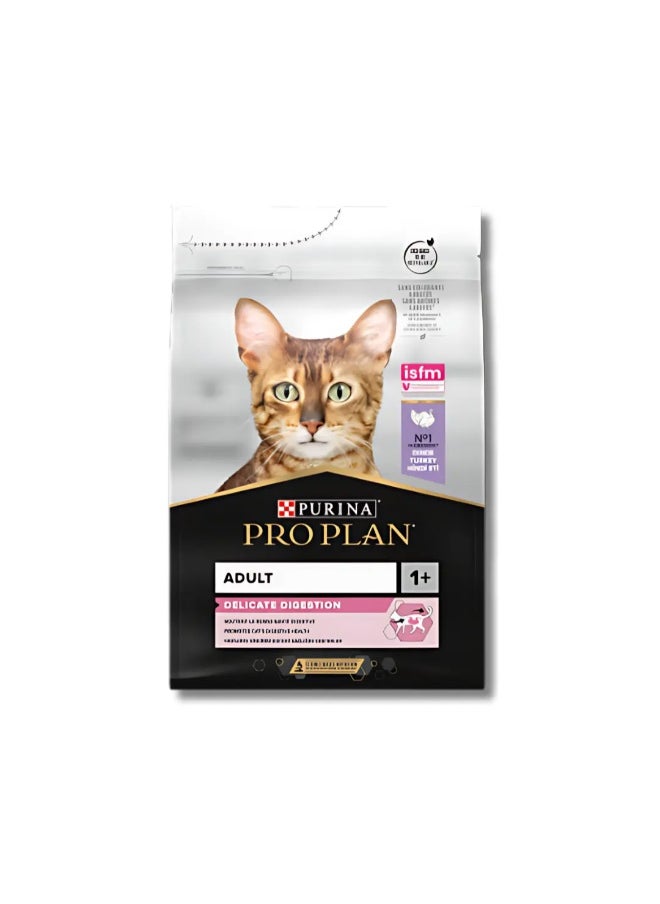 PRO PLAN ADULT DELICATE DIGESTION TURKEY DRY CAT FOOD 1.5kg