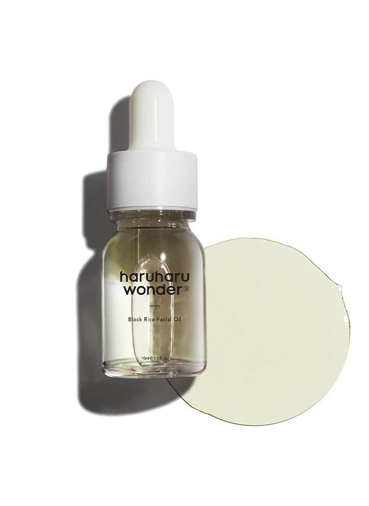 HARUHARU Wonder Black Rice Facial Oil (10ml) | Vegan, Crurelty Free, EWG-Green…