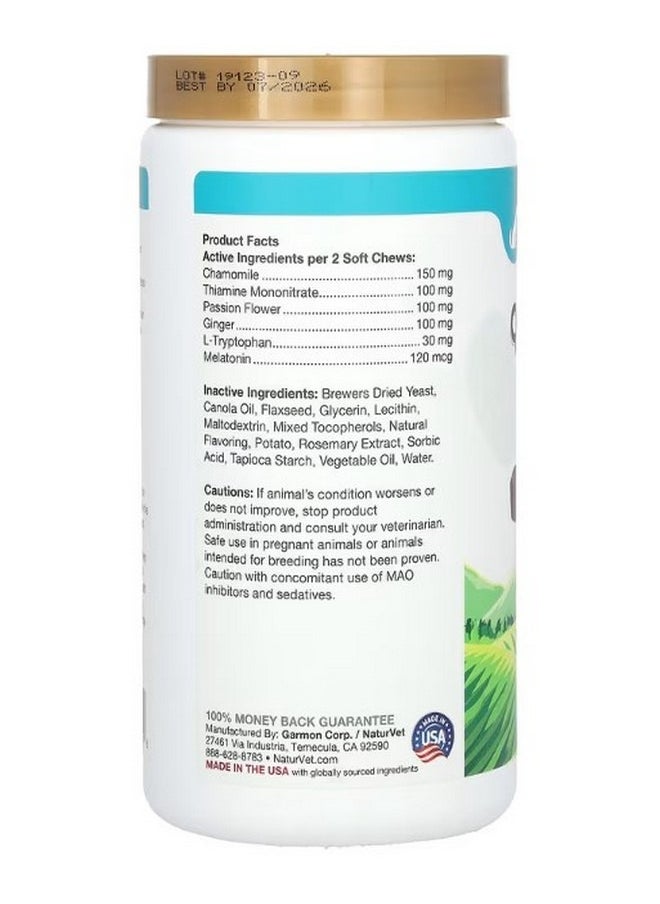 Quiet Moments Calming Aid  Melatonin For Dogs 240 Soft Chews 18.6 oz 528 g