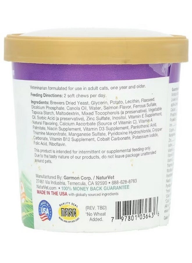 VitaPet Adult Daily Vitamins  Omegas For Cats 60 Soft Chews 3.1 oz 90 g