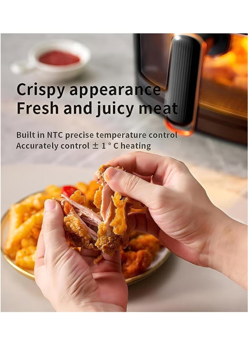 Multifunctional Air Fryer 8 Liter 2400W Extra Large Capacity Digital Touch Control Panel 8 Different Menu with Temperature Adjustable Instant Pot