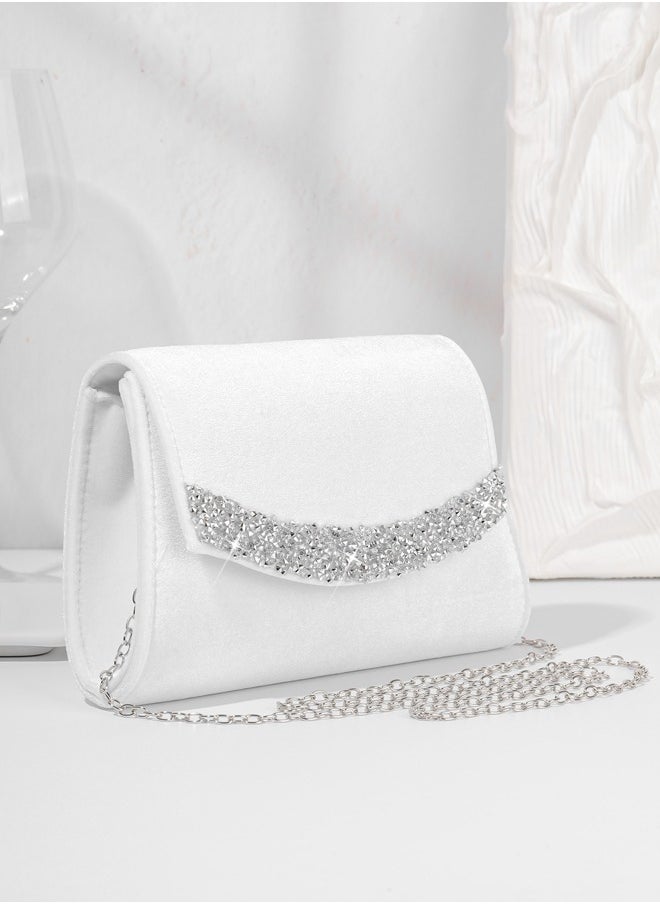 Pure Colour High-end Evening Bag, European and American Style Dress Handbag Shoulder Bag, Unique and Special