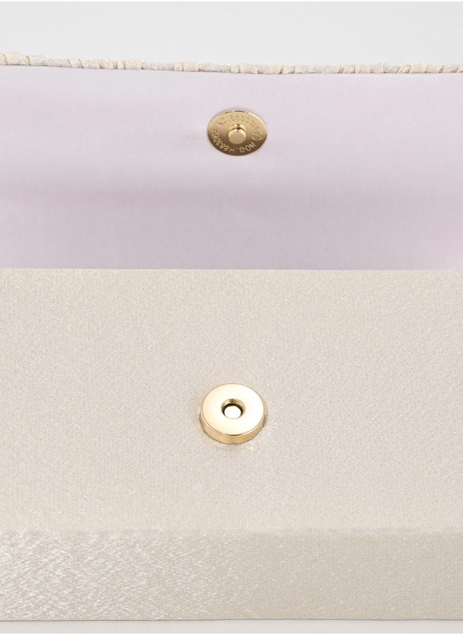 Gold solid colour high end evening bag, European and American style dress handbag, shoulder bag, capable for Cellphone and Cosmetics