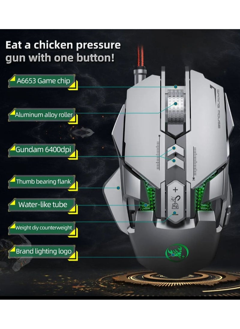 Machine Man MK300 – The Ultimate Mechanical Gaming Mouse for Hardcore Gamers