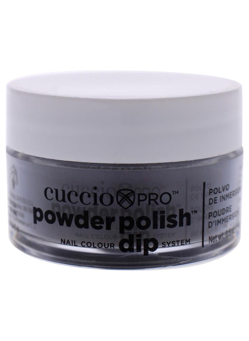 Cuccio Colour Powder Nail Polish - Lacquer For Manicures And Pedicures - Highly Pigmented Powder That Is Finely Milled - Durable Finish With A Flawless Rich Color - Black Red Glitter - 0.5 Oz, (5611-5)