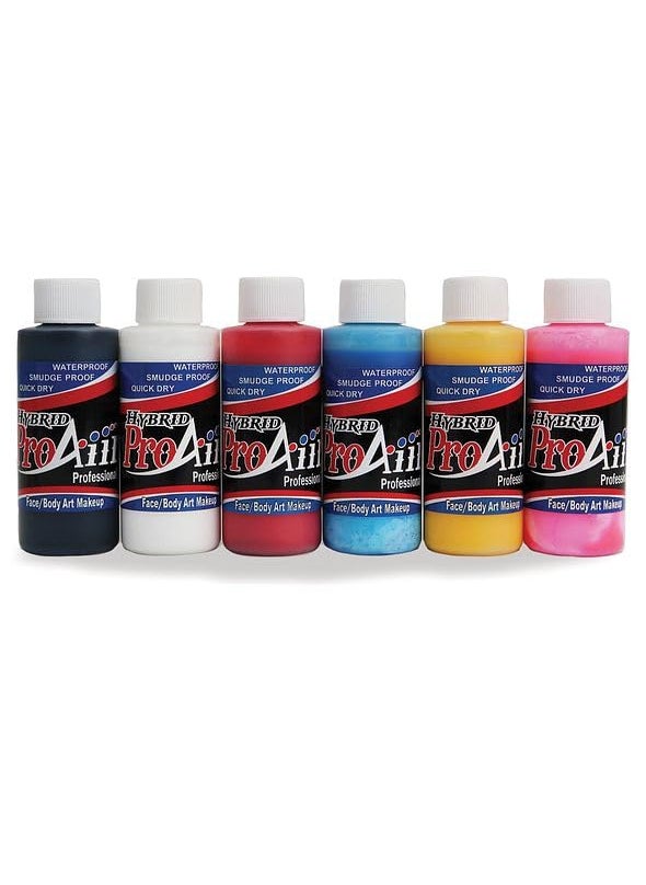 ProAiir Face and Body Painting Makeup - 6 Primary Colors - 2.1 oz (60ml)