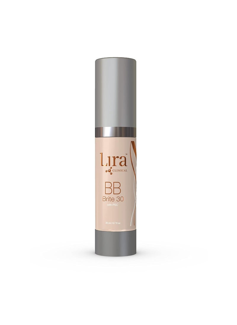 Lira Clinical BB - SPF 30 Tinted BB Cream with PSC & Vitamins - Full coverage - 0.7 fl oz. (BB Brite 30)