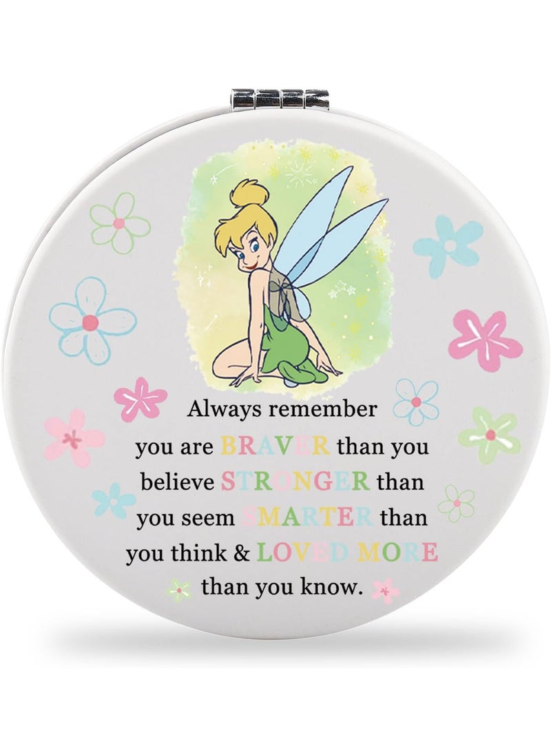 SEIRAA Tinkerbell Pocket Mirror Fairy Pixie Gifts Tinkerbell Compact Mirror Tinkerbell Gifts for Women Tinkerbell Merchandise (Spirit Princess)