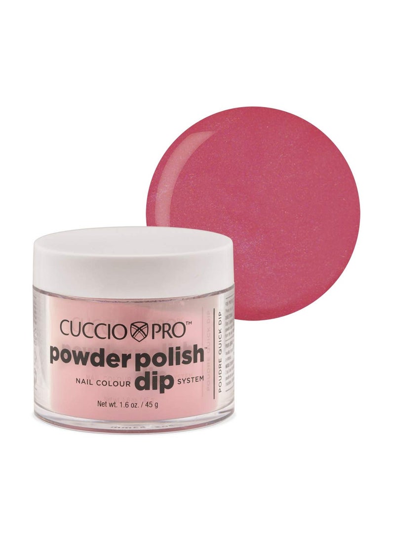 Cuccio Pro Cuccio Pro Powder Polish Nail Colour Dip System - Rose With Shimmer 2 Oz, 2 Ounce