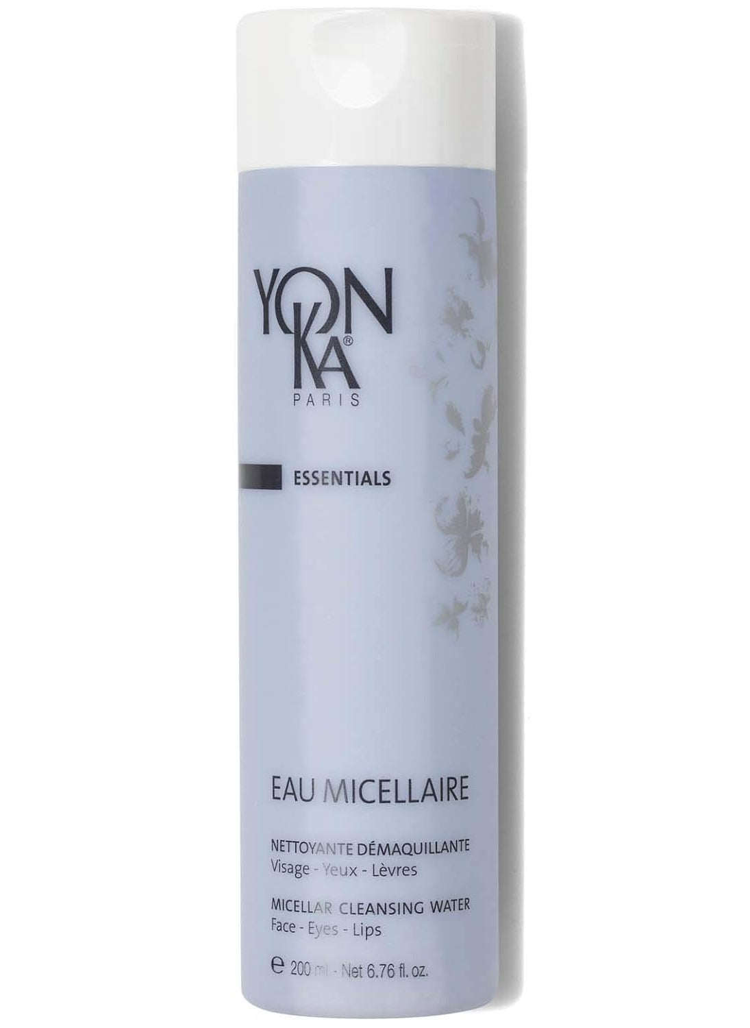 Yon-Ka Eau Micellaire (200ml) Micellar Water and Cleansing Makeup Remover, Gentle Face Wash with Rose and Chamomile to Remove Impurities and Hydrate, All Skin Types, Paraben-Free