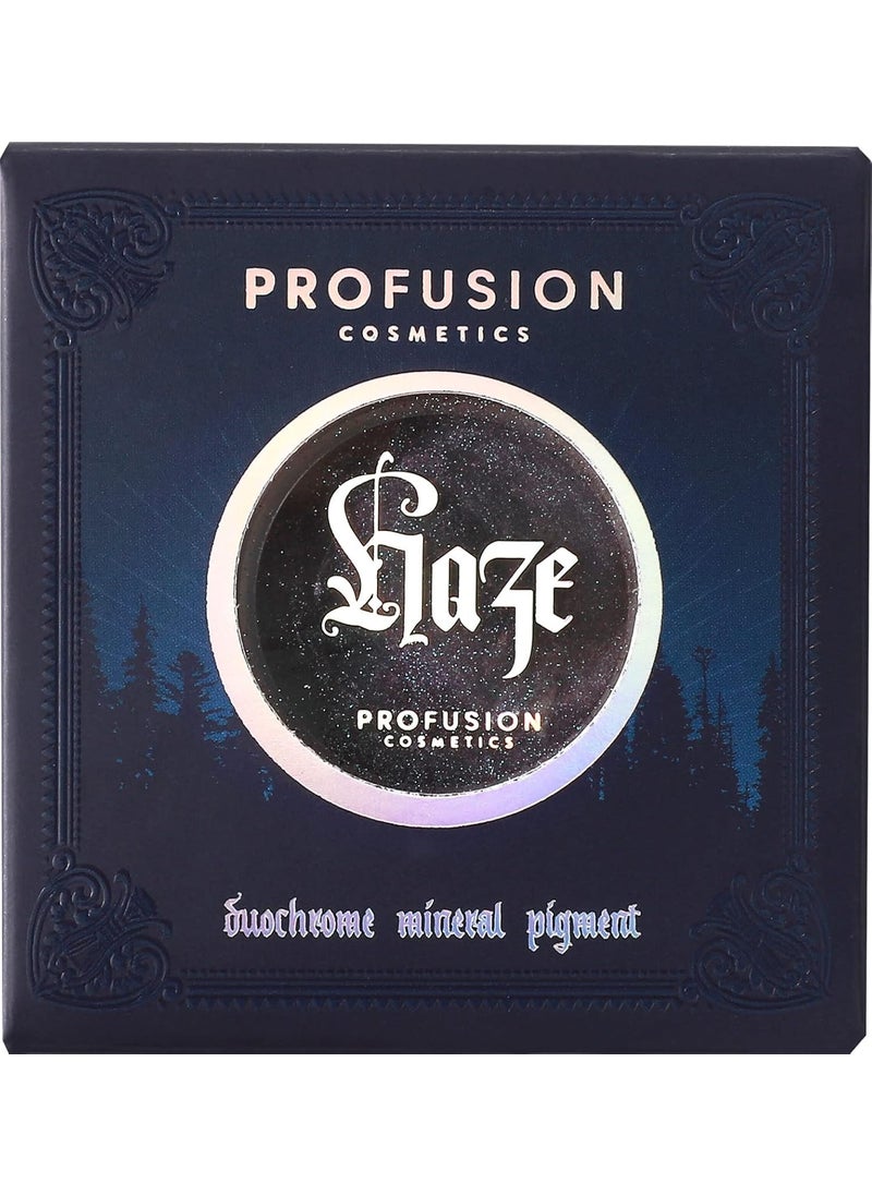 Profusion Cosmetics Dragon Duochrome Mineral Pigment Shadow, Dragon Beauty Fantasy Palette Intense Color Shifting with Long Lasting Mineral Eye Sparkle Eye Shadow (OMEN)