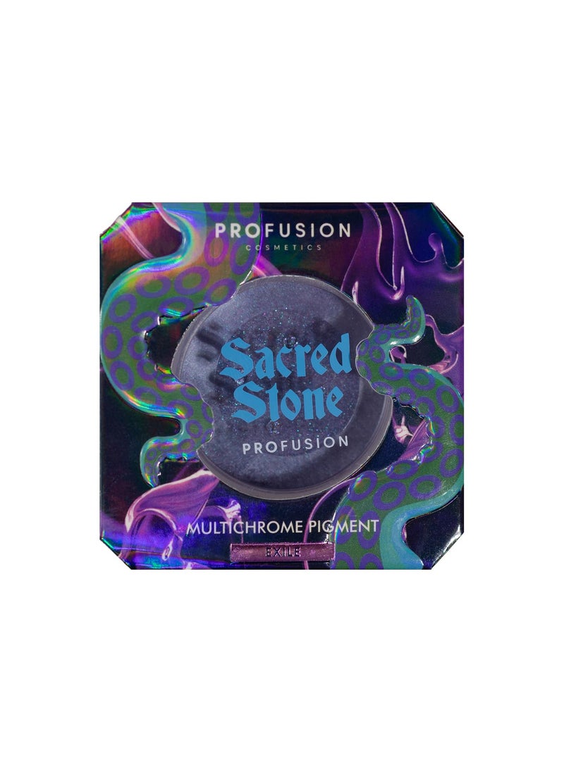 Profusion Cosmetics Sea Witch Pigment Eyeshadow, Unleashes Intense Duochrome Magic and Achieve Mesmerizing Eye Looks, Bold Beauty Essentials and Exile Adds Mystical Flair to Any Look, Exile