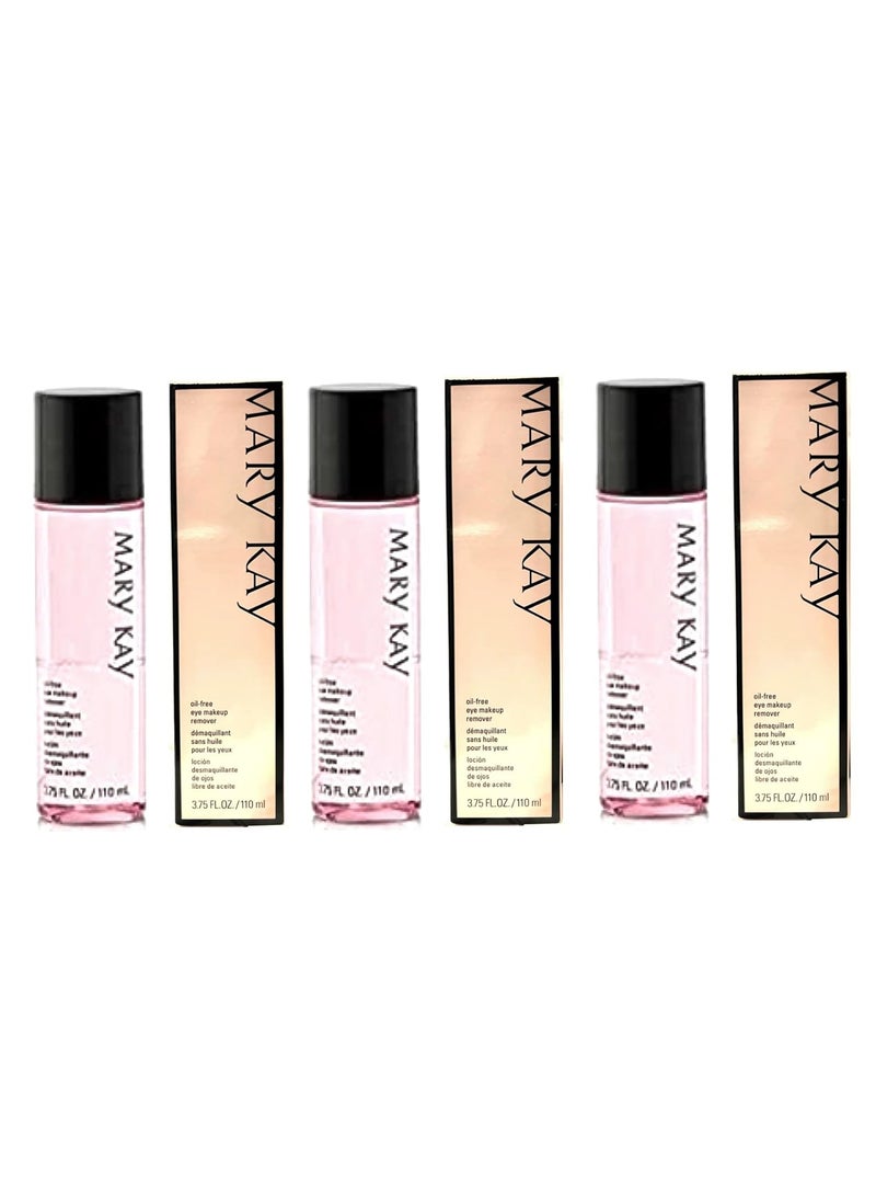 Mary Kay Oil-Free Eye Makeup Remover 3.75 fl. oz - 3 Pack