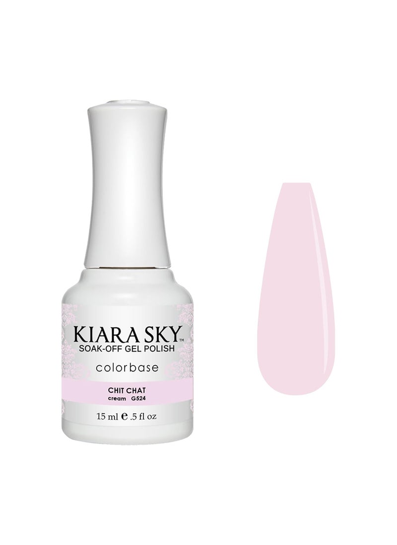 KIARA SKY Soak Off Gel Nail Polish 0.5 fl oz, CHIT CHAT (G524)