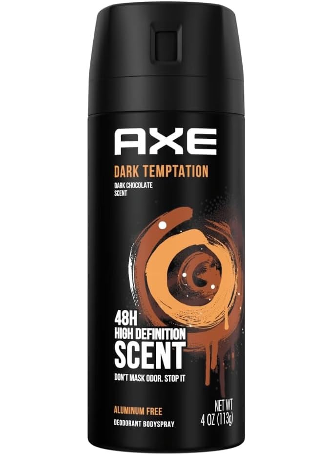 Axe Body spray, Dark Temptation Size 4 Ounce (Pack of 6) by AXE