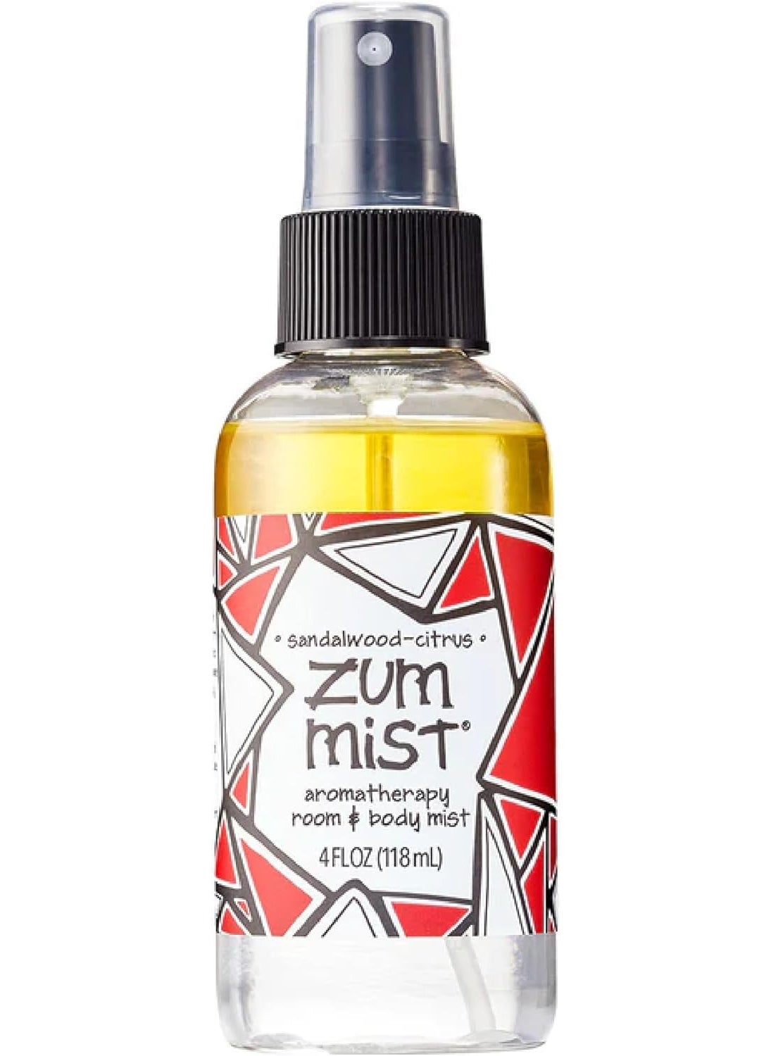 Indigo Wild Zum Mist Room & Body Spray - Aromatherapy Essential Oil Spray - Natural Body Mist & Room Spray - Sandalwood-Citrus Scent - 4 fl oz