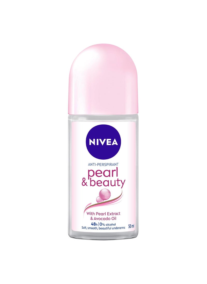 Nivea Pearl & Beauty Anti-Perspirant Roll-On 50 ml / 1.7 fl oz