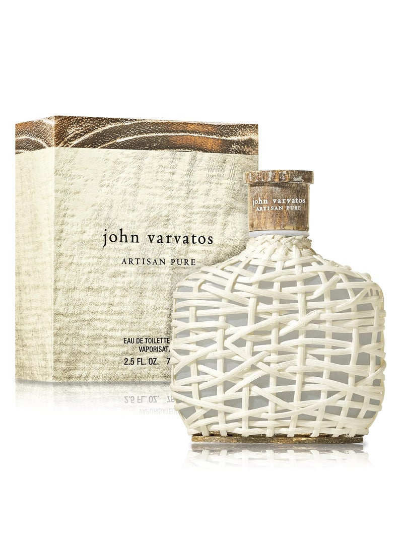 John Varvatos Men's Cologne, Artisan Pure Eau de Toilette EDT Spray, Citrus Woody Scent with Notes of Petitgrain, Orris Absolute & Mexican Primavera Wood