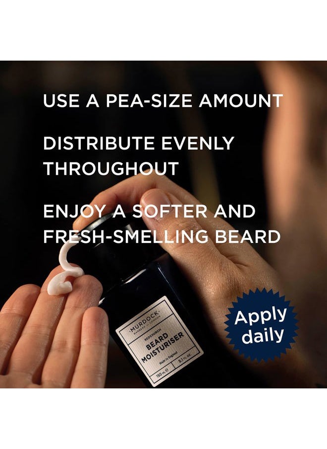 Beard Moisturiser - Hydrating Beard Lotion Made of Natural Oil for Dry Facial Hair - 150ml