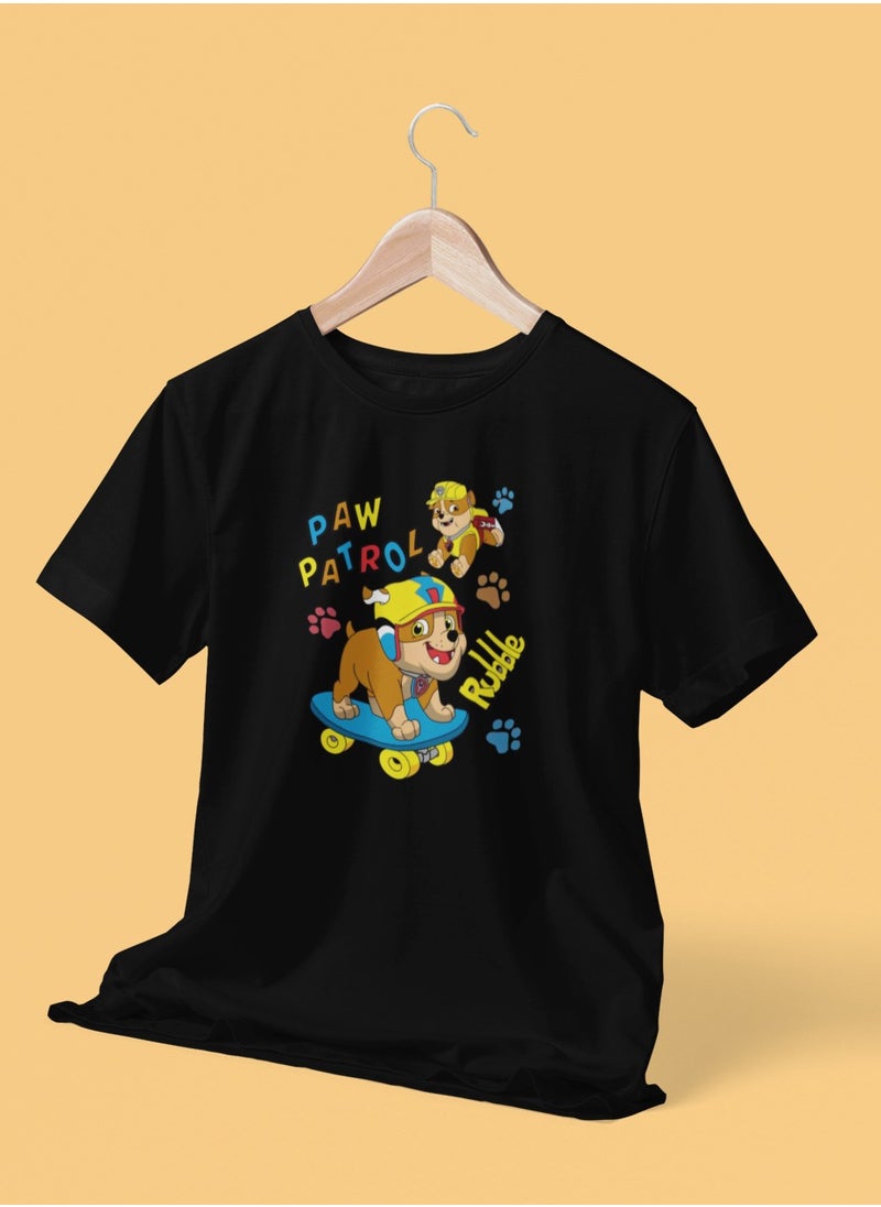 Rubble Paw Patrol Shirt Design for Kids