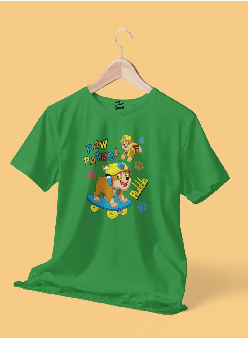 Rubble Paw Patrol Shirt Design for Kids