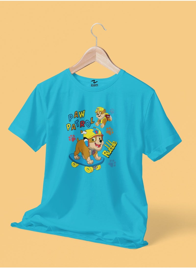 Rubble Paw Patrol Shirt Design for Kids