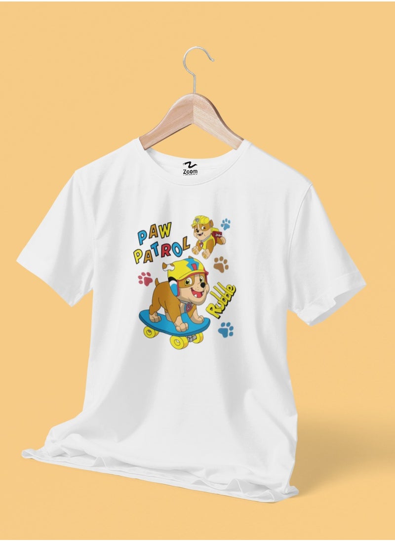 Rubble Paw Patrol Shirt Design for Kids