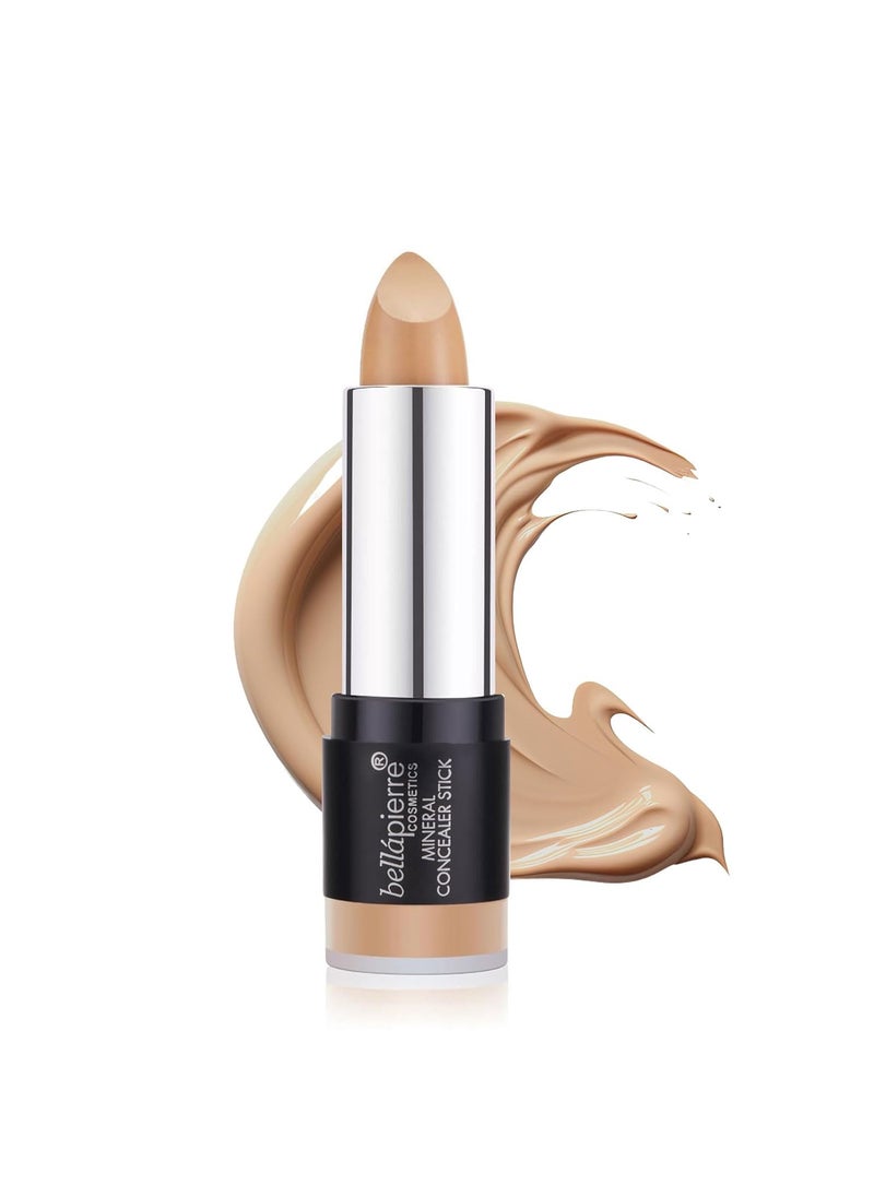 bellapierre Mineral Concealer Stick | Easy to Blend Natural Wax Matte Makeup | Hides Acne, Discoloration & Blemishes | Non-Toxic and Paraben Free | All Day Wear - (Dark/Deep)