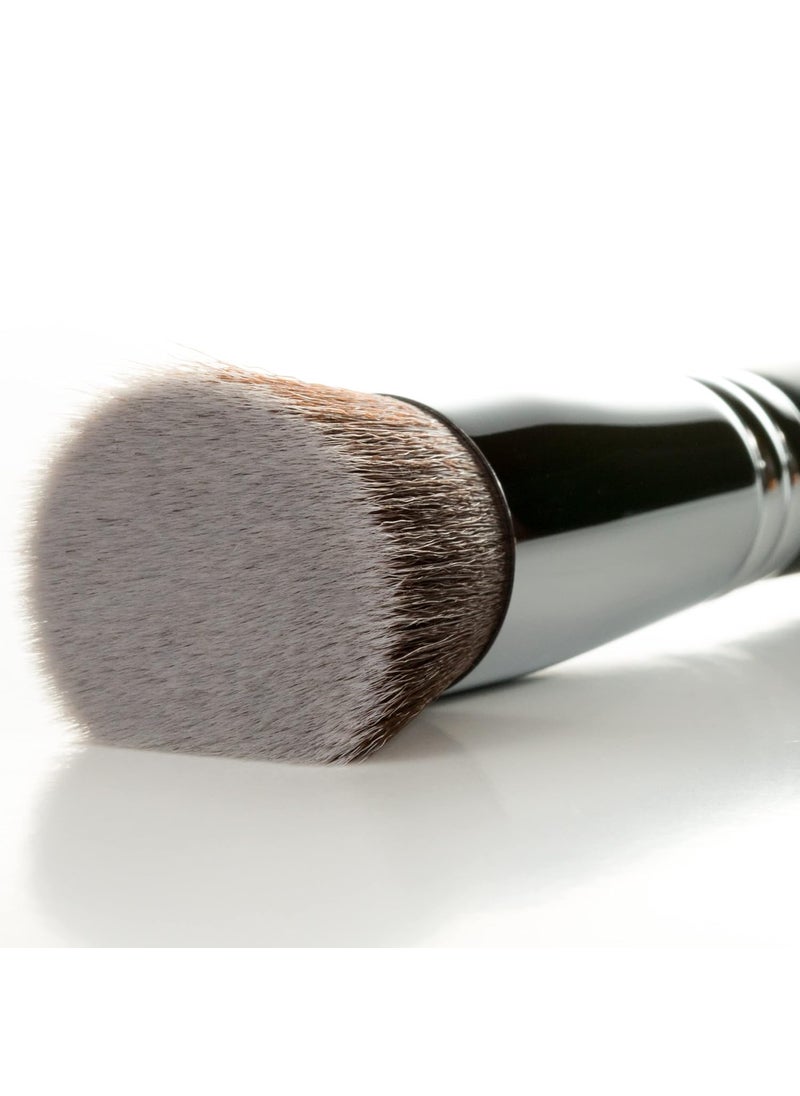 Flat Top Kabuki Foundation Brush - Beauty Junkees Large Dense Synthetic Face Makeup Brushes for Liquid, Cream, Powder Make Up, Buffing, Blending, Stippling Applicator, Brocha Para Base de Maquillaje