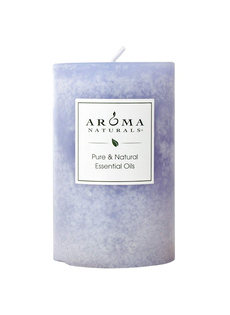 Aroma Naturals Essential Oil Tranquility Pillar Candle, 2.5
