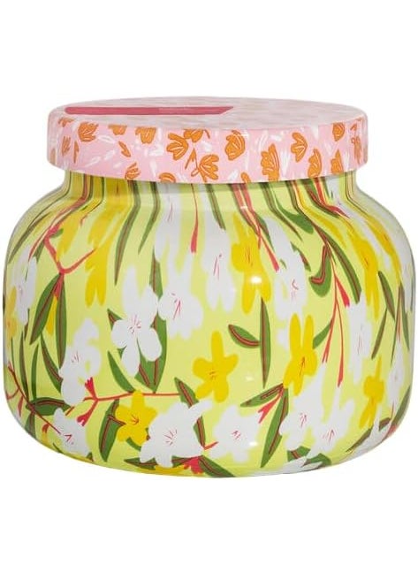 Capri Blue Candle - Pattern Play Signature Glass Jar Candle - Luxury Soy Wax Blend - Home Decor & Gifts for Women (Aloha Orchid, 19 oz)