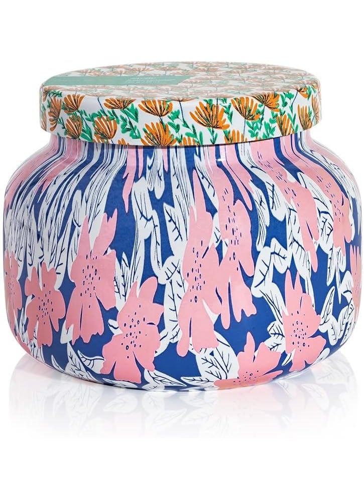 Capri Blue Volcano Candle - Pattern Play Signature Glass Jar Candle - Luxury Candle - Long Lasting Candles - Tropical Fruits & Sugared Citrus Scented Candle - Decorative Candles for Home Decor (19 oz)