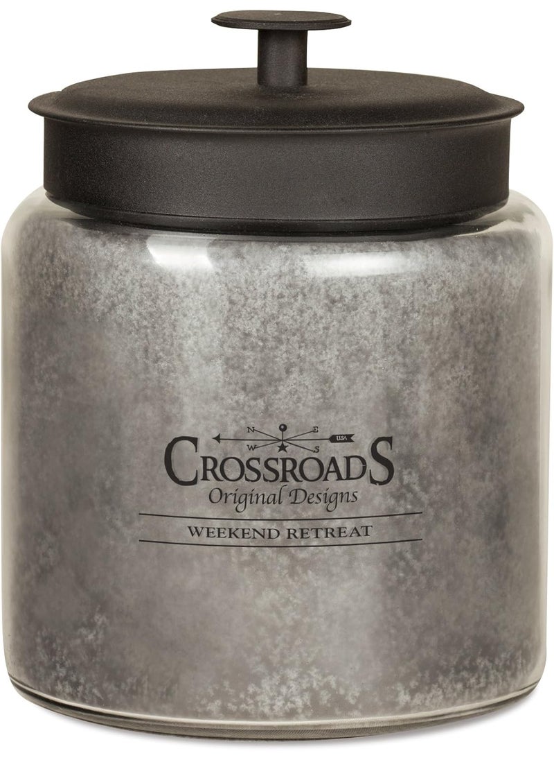 Crossroads Weekend Retreat Scented 4-Wick Candle, 96 Ounce