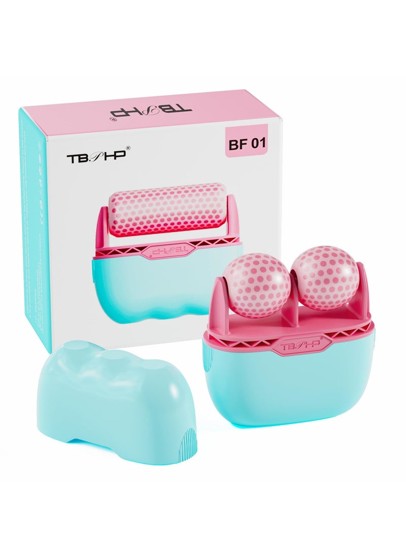 TBPHP Ice Roller BF01 for Face & Eye with Plastic Cover Massager Face Massage Roller Tools (Pink)