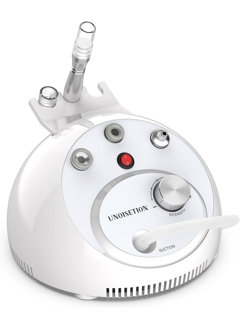 2 in 1 Desktop Blackhead Remover Vacuum, UNOISETION at-Home Dermabrasion Facial Machine for Exfoliation & Radiant Skin, Beauty Gifts for Women