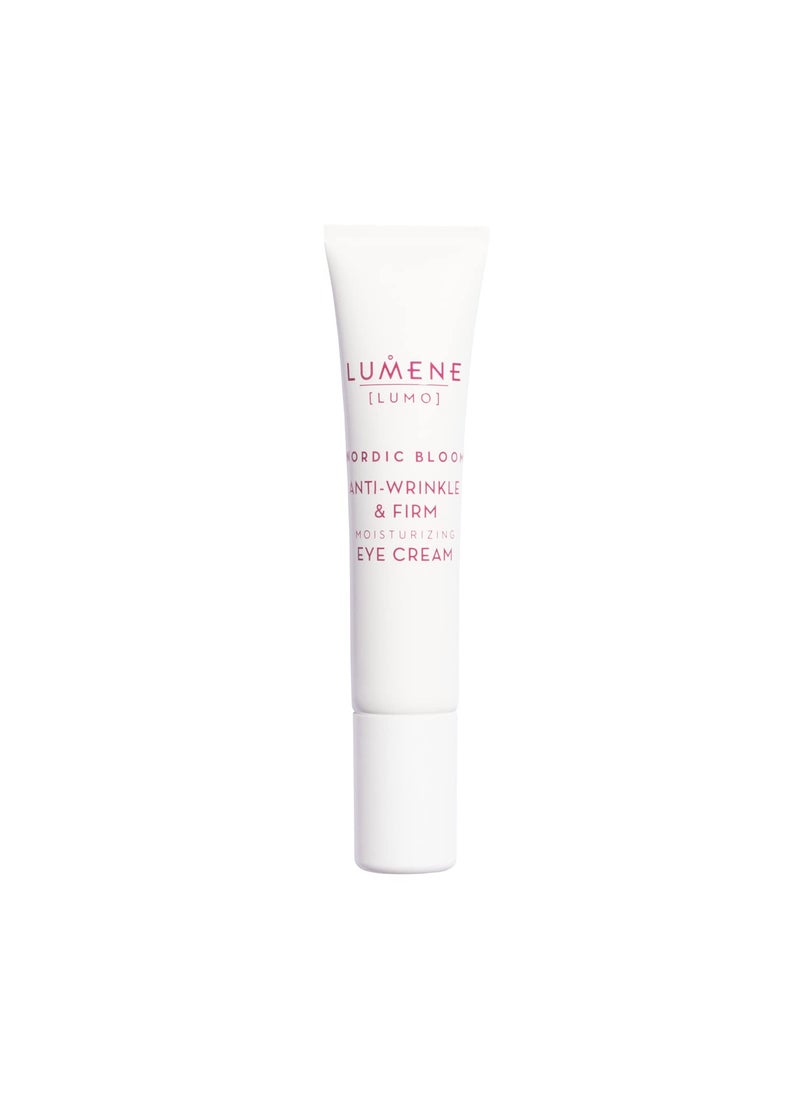 Lumene Anti Wrinkle & Firm Moisturizing Eye Cream - Skin Firming & Hydrating Nordic Berry Pre-Retinol Eye Cream for Dark Circles + Under Eye Bags - Vegan Eye Cream for Wrinkles & Fine Lines (.50z)
