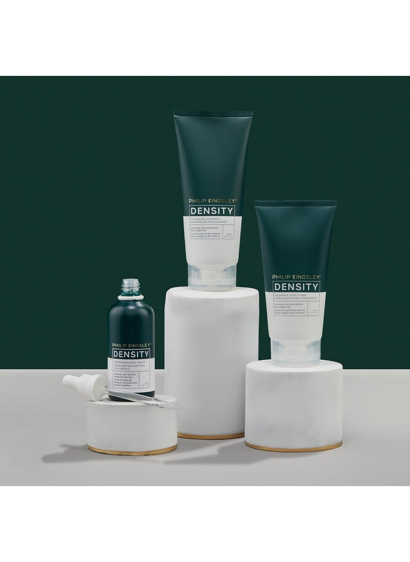 Philip Kingsley Hair Thickening Collection - Shampoo, Conditioner, and Scalp Serum for Fine, Fragile, and Thinning Hair - Volumizing and Strengthening