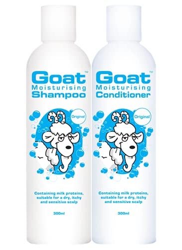 Goat Milk Soap Moisturizing Shampoo & Conditioner Value Pack - Sulfate, Paraben, and Petrochemical Free - Shampoo and Conditioner Set - Original