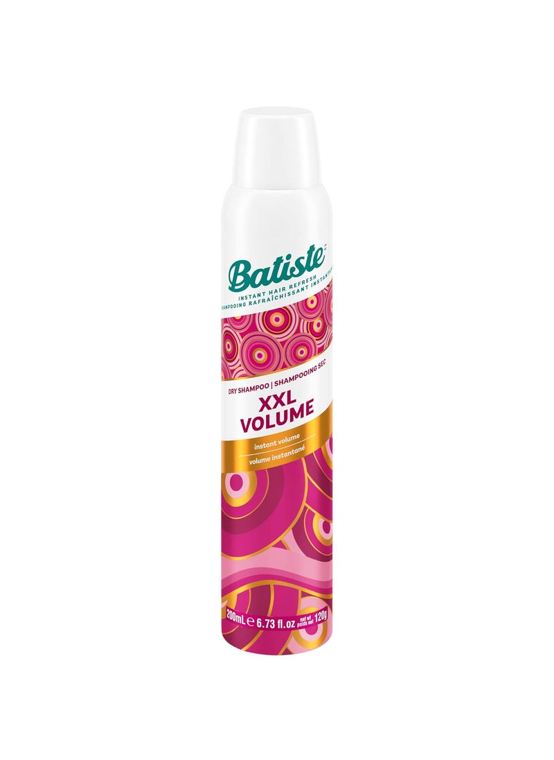 Batiste Instant Hair Refresh Dry Shampoo XXL Stylist Volume, 200 ml (120 g)