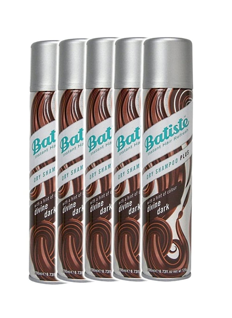 Batiste Dry Shampoo Dark & Deep Brown 6.73 oz - Pack of 5