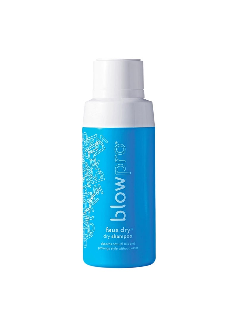 blowPro Faux Dry, Dry Shampoo Powder, Removes Excess Oil & Product Buildup w/o Water, No crunchy Residue, Creates Volume, Protein blend adds Shine and Resilience, Pouf Technology Travel Size 1.7oz