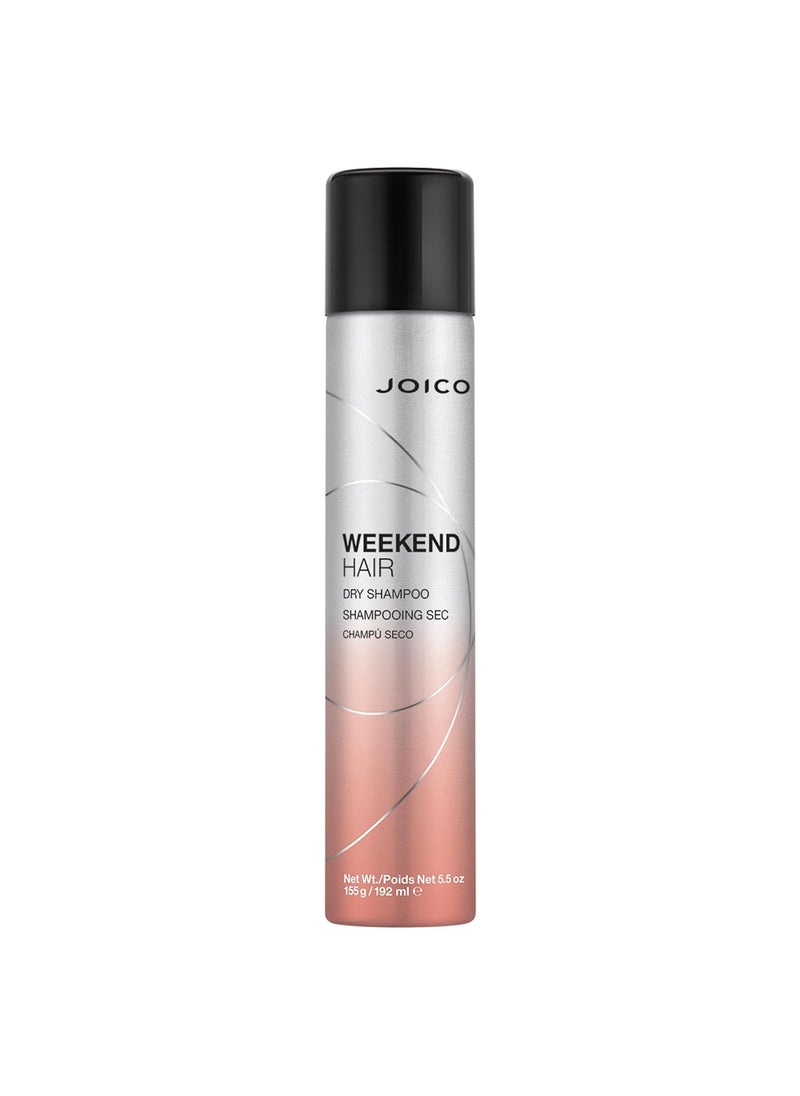 Joico Weekend Hair Dry Shampoo | For Most Hair Types | Absorbs Excess Oil | Adds Light Volume & Texture | Color Protection