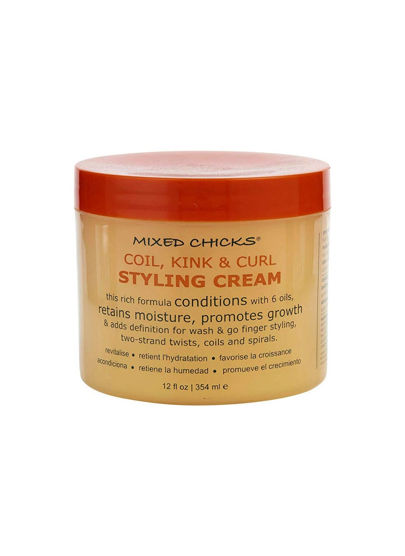 Mixed Chicks Coil, Kink & Curl Styling Cream, 12 Fl. Oz