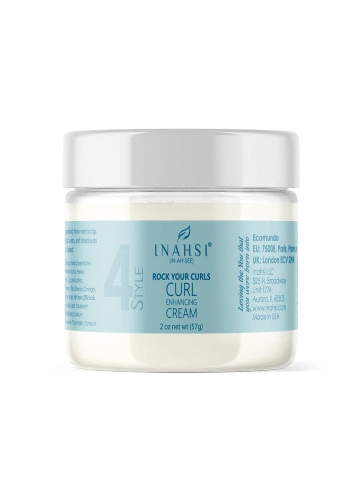 Rock Your Curls Curl Enhancing Cream | Hair Cream for Men, Women, or Kids with Curly Hair | Hair Products for Naturally Curly Hair 2 oz | Made in the USA