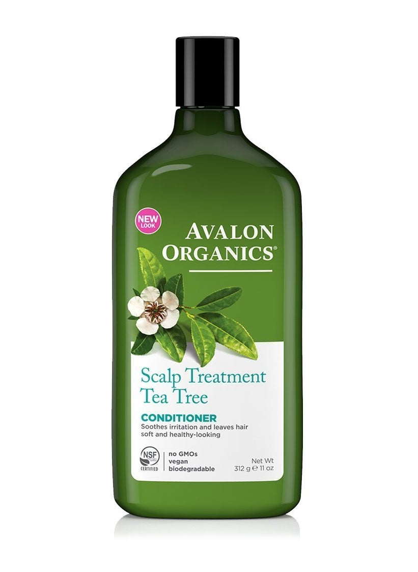 Avalon Organics Scalp Treatment Tea Tree Conditioner, 11 oz (Pack of 2)